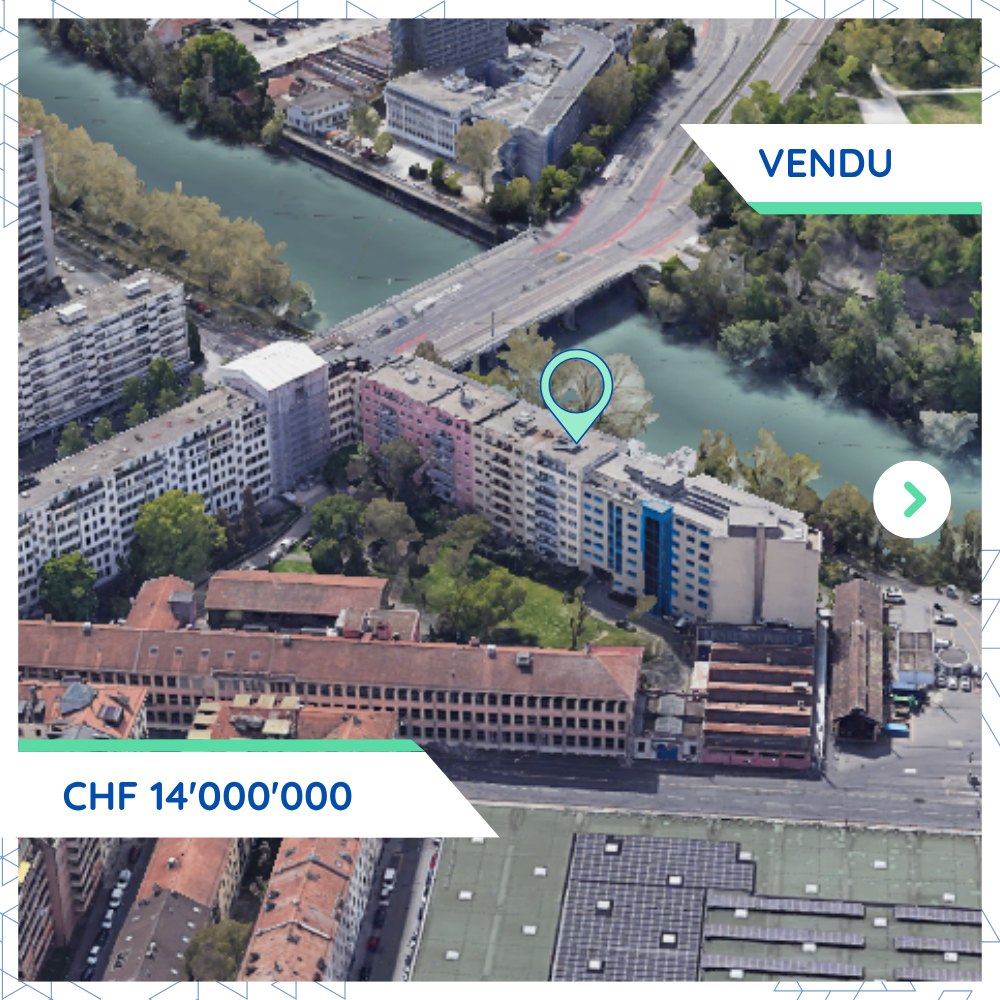 Investissement immobilier à Plainpalais: immeuble résidentiel à CHF 14'000'000.-