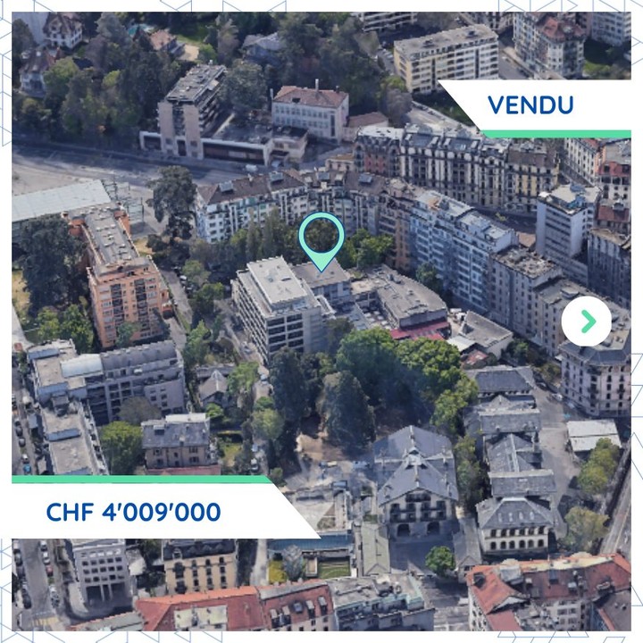 Appartement aux Eaux-Vives: transaction à CHF 4'009'000.-