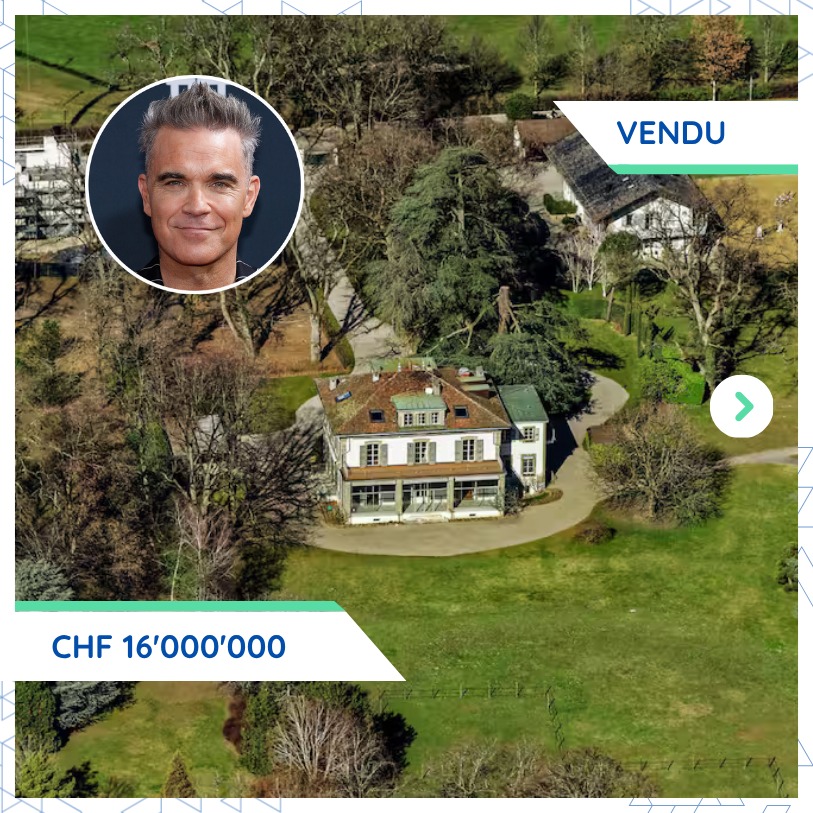 Vandoeuvres: quand une villa de célébrité change de mains à CHF 16'000'000.-