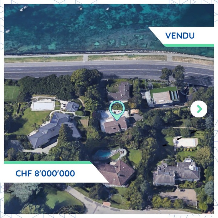 Cologny: maison passée de CHF 1'600'000.- à CHF 8'000'000.- en 25 ans