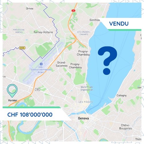 Vernier: la BCGE acquiert un bien-fonds pour CHF 108'000'000.-