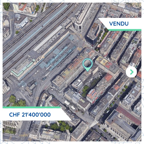 CHF 21.4M pour un immeuble mixte en plein coeur de Geneve-Cite