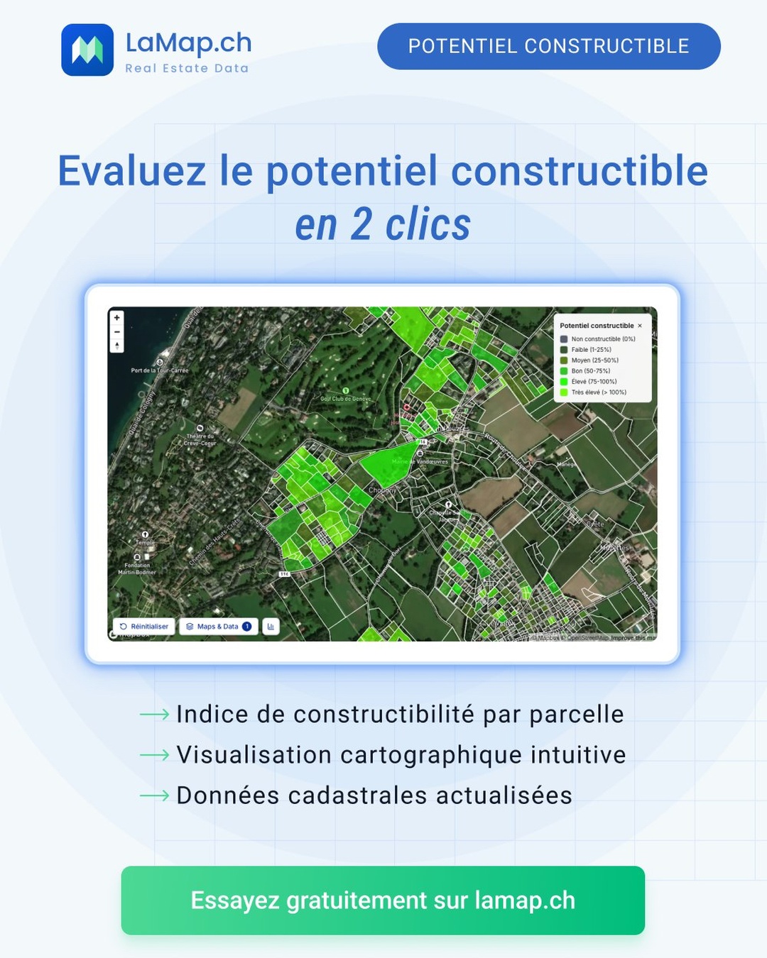 Analyse du potentiel constructible: les outils numériques transforment l'évaluation immobilière en Suisse