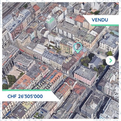 Acquisition d'un ensemble immobilier mixte à Genève pour CHF 26.3M