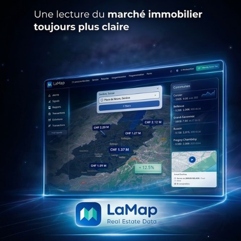 Lamap lance sa nouvelle plateforme d'analyse du marché immobilier genevois