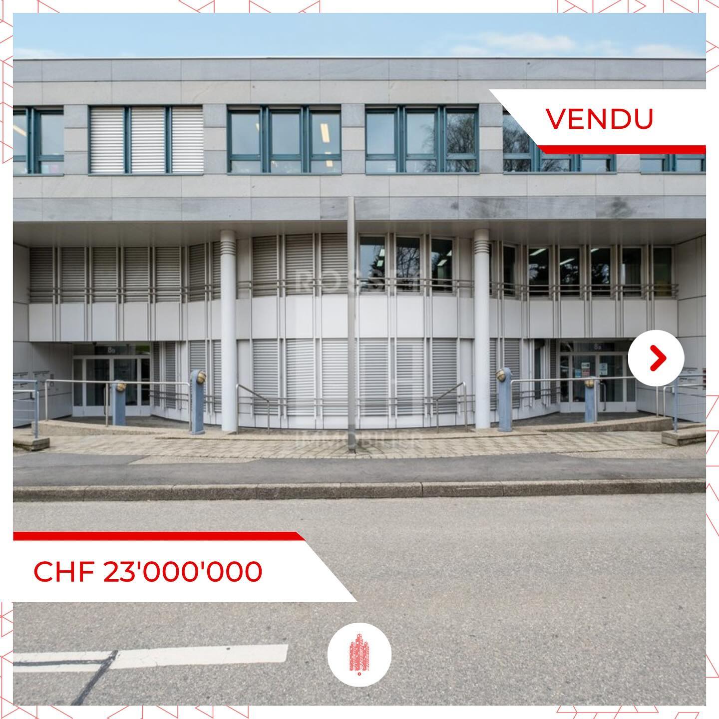 Transaction de CHF 23M: un immeuble de bureaux acquis au Grand-Saconnex
