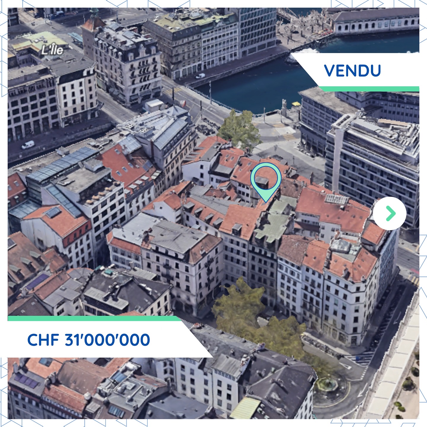 Transaction majeure à Genève: CHF 31M pour un immeuble résidentiel