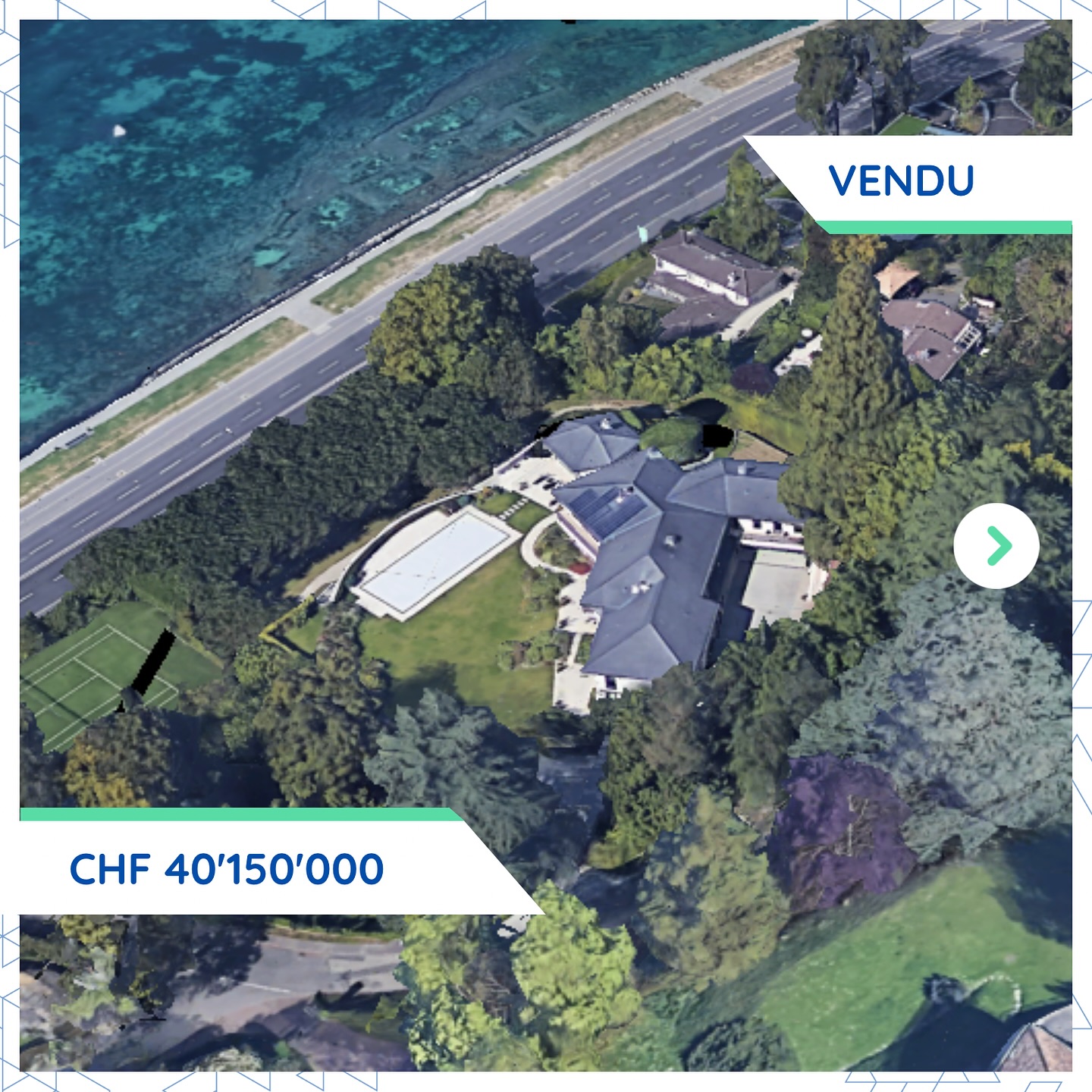 Acquisition de CHF 40.15M à Cologny: analyse d'une transaction majeure du marché de luxe genevois