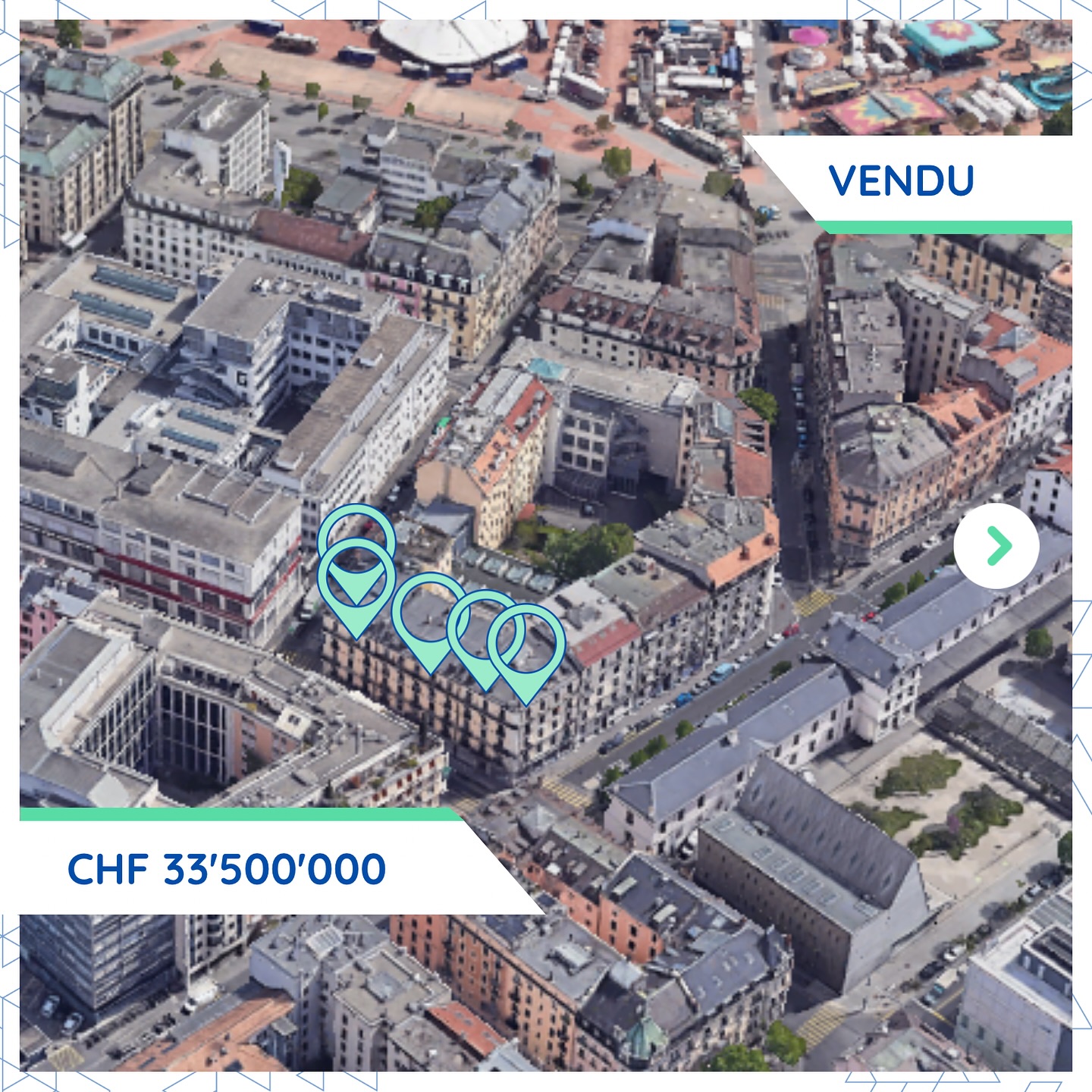 AXA acquiert un ensemble immobilier à Plainpalais pour CHF 33.5M