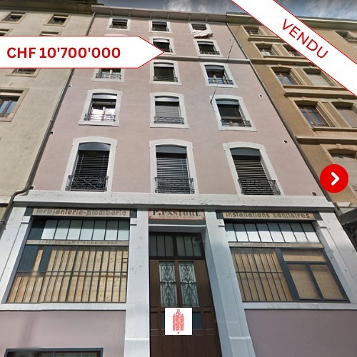 Vente notable de CHF 10.7M au 12 Rue de Berne à Genève