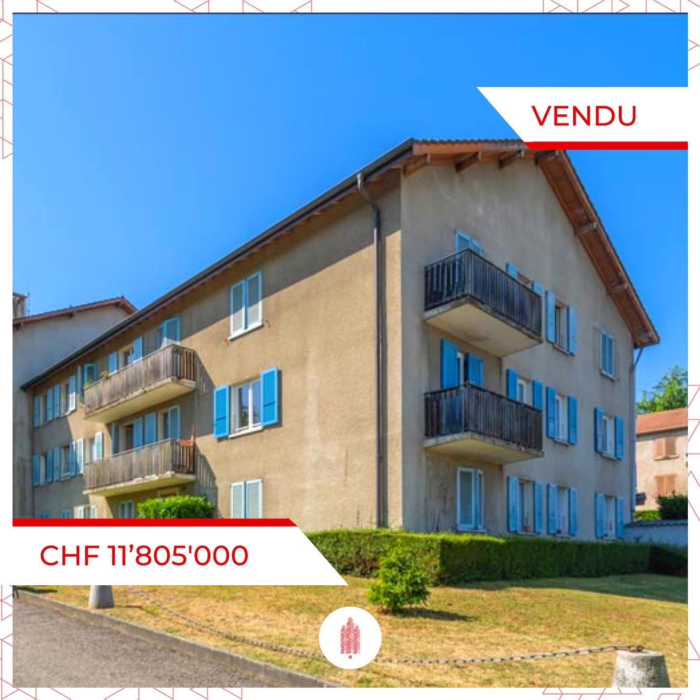 Transaction majeure à Bernex: CHF 11.8M pour des immeubles résidentiels