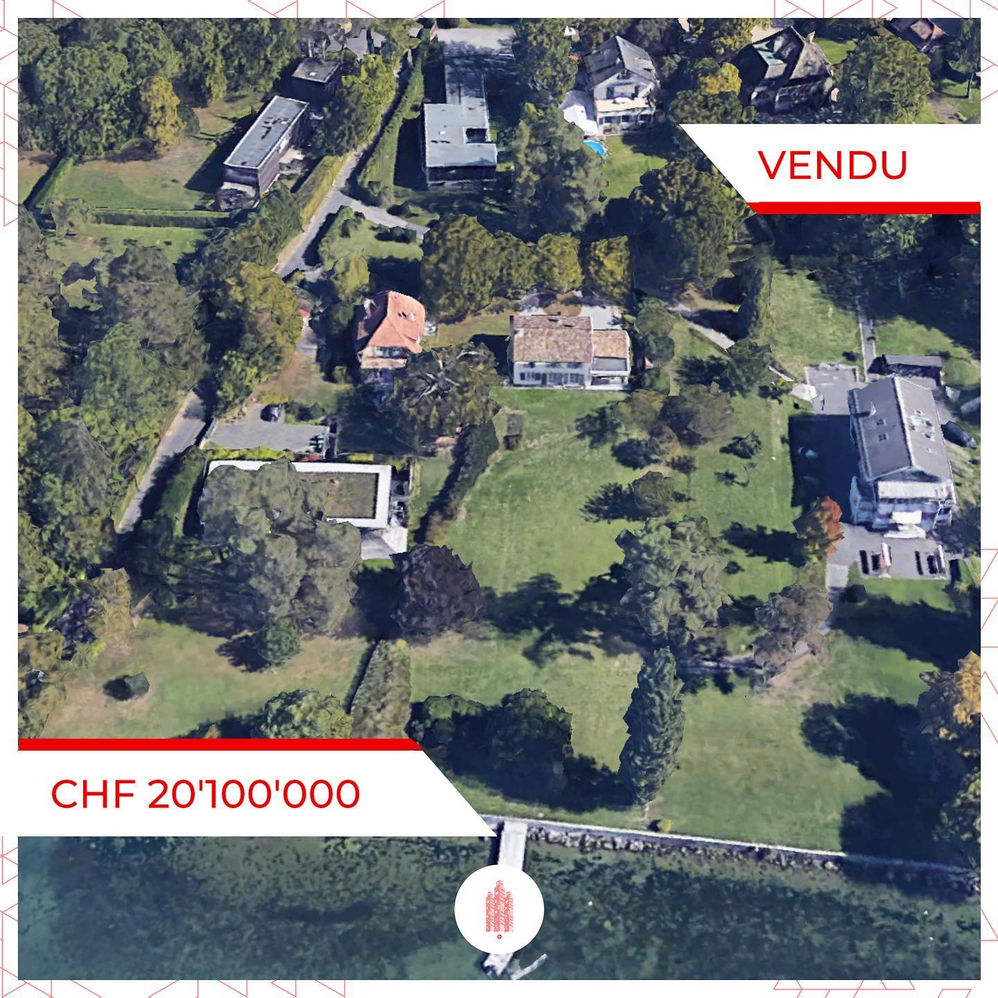 Vente notable à Collonge-Bellerive: CHF 20.1M pour une propriété avec bâtiments annexes