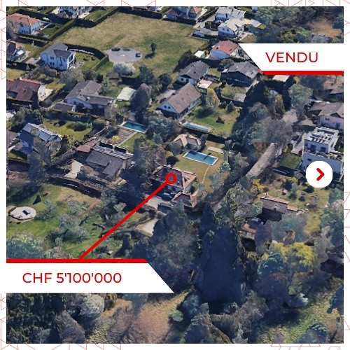 Vente notable à Vandœuvres: une maison acquise pour CHF 5.1M