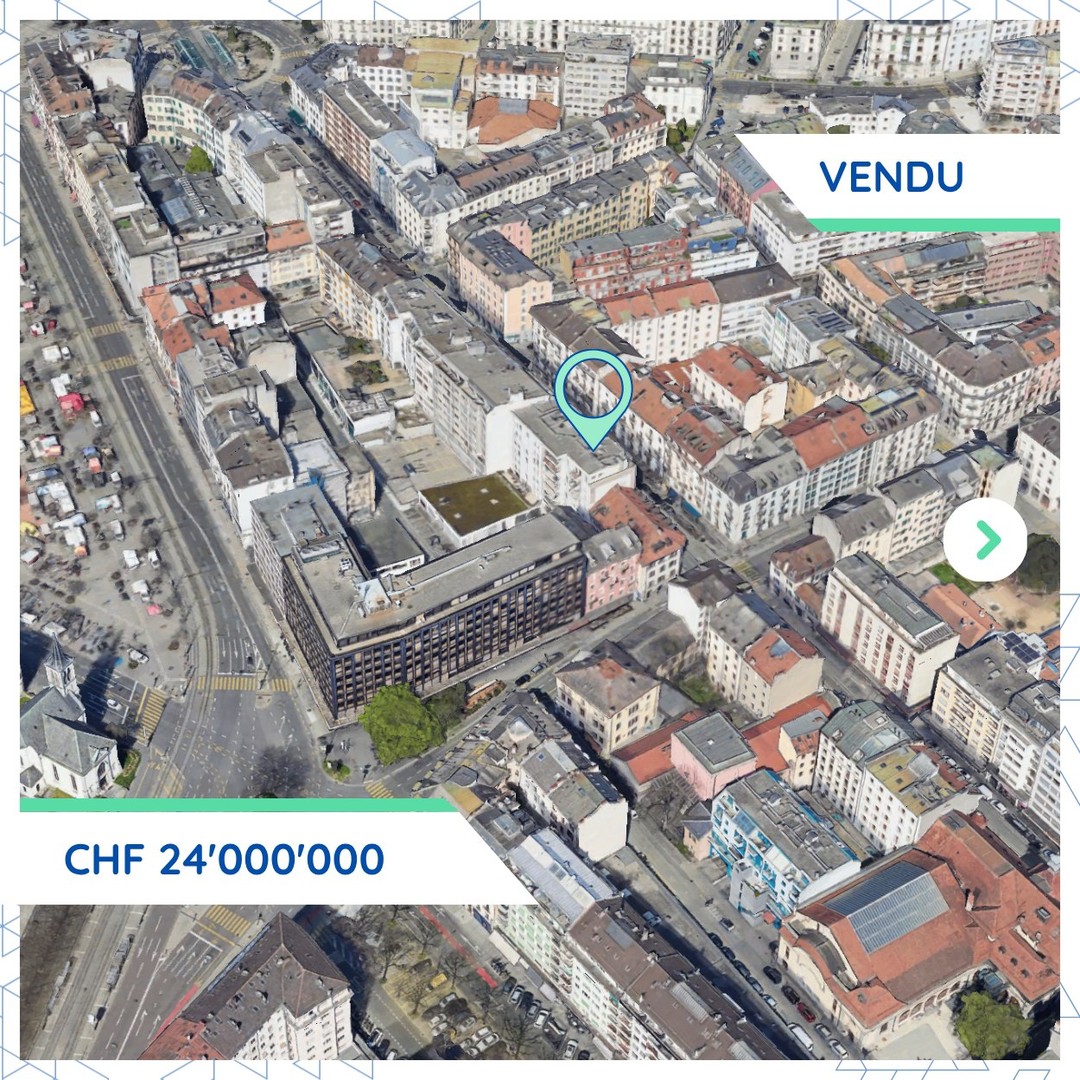 Genève-Plainpalais: AXA Anlagestiftung acquiert un actif mixte pour CHF 24M