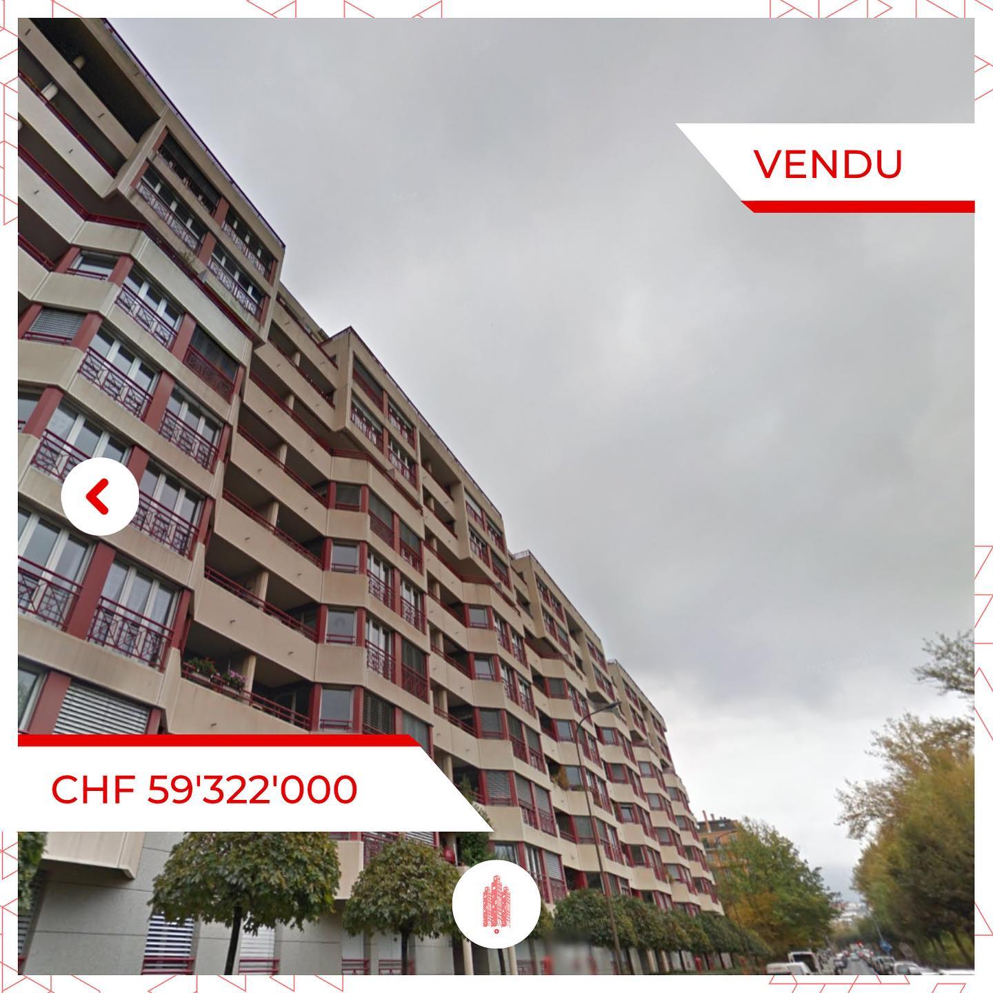 Transaction majeure à Plainpalais: CHF 59.3M pour une barre d'immeubles résidentiels