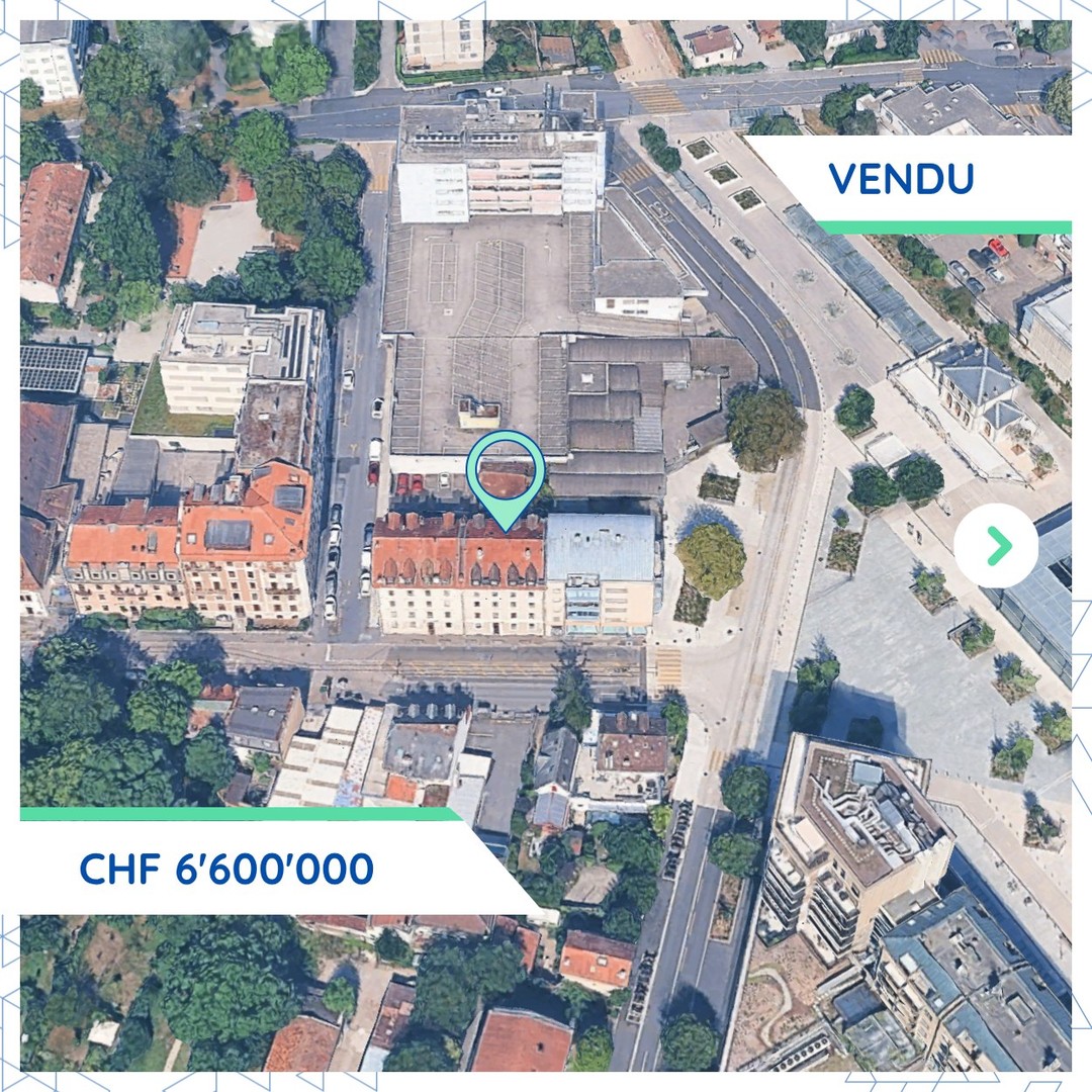 Acquisition d'un ensemble immobilier mixte a Chene-Bourg pour CHF 6.6M