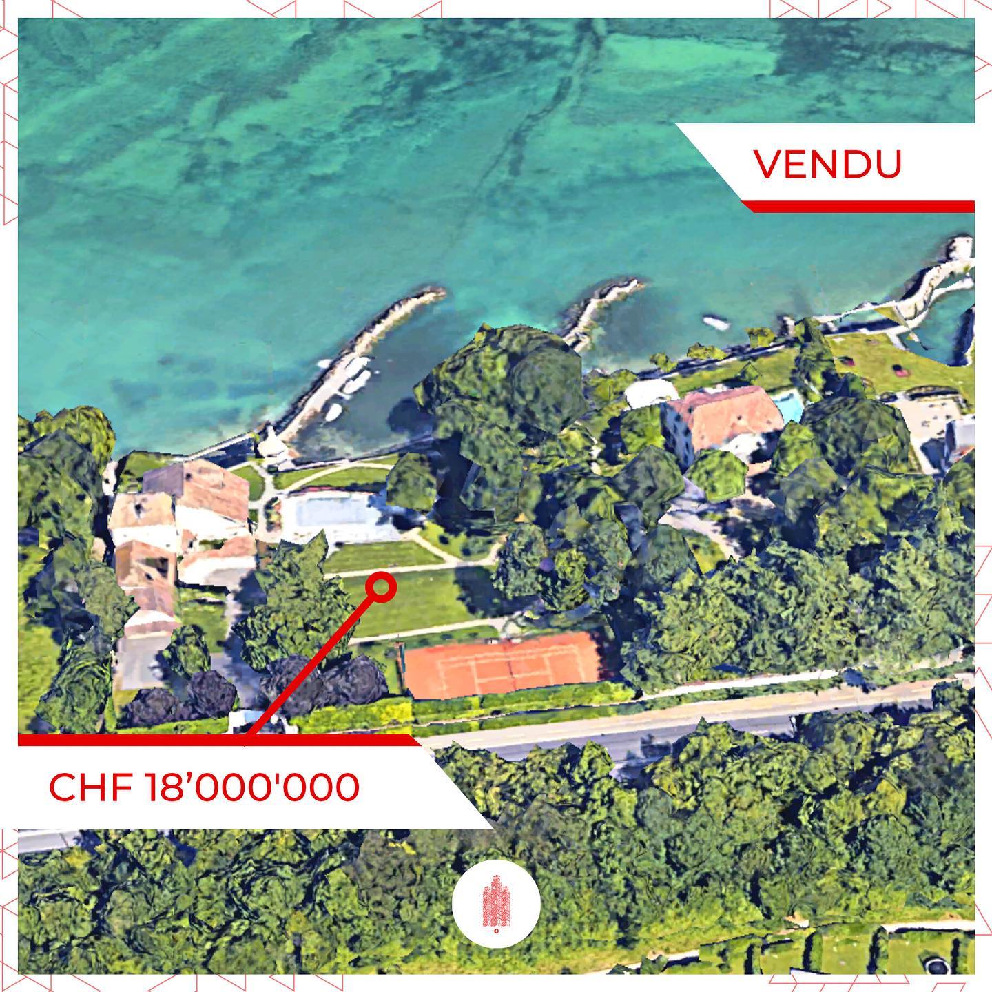 Transaction notable à Prégny-Chambésy: une villa au bord du lac vendue CHF 18M