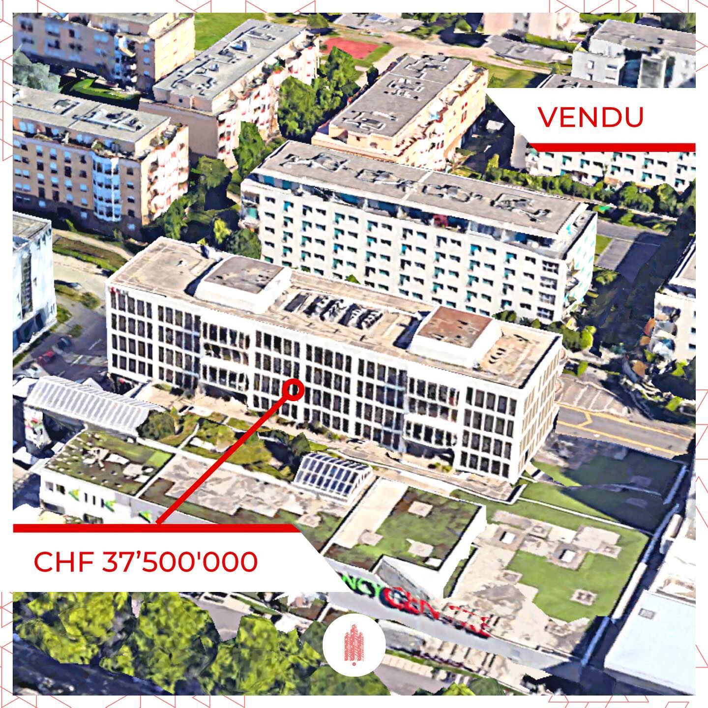 Transaction majeure à Lancy: vente d'un immeuble de bureaux pour CHF 37.5M