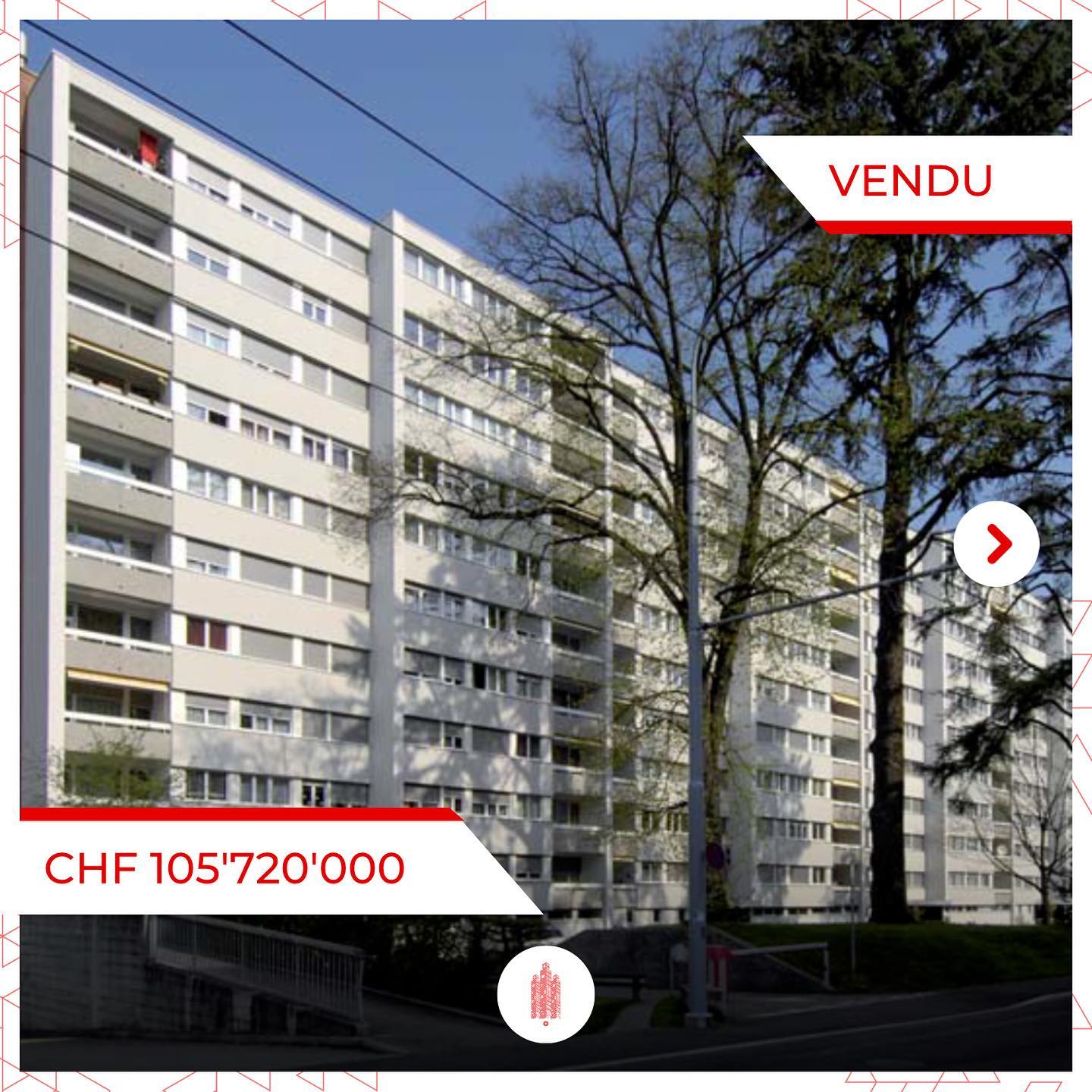 Transaction majeure au Petit-Saconnex: CHF 105.7M pour des immeubles résidentiels
