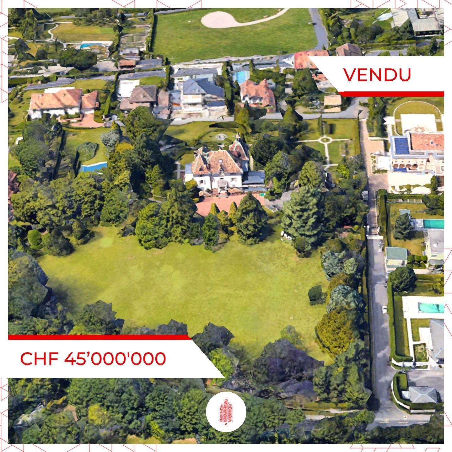 Transaction majeure à Genève: vente de CHF 45M à la Route de la Capite