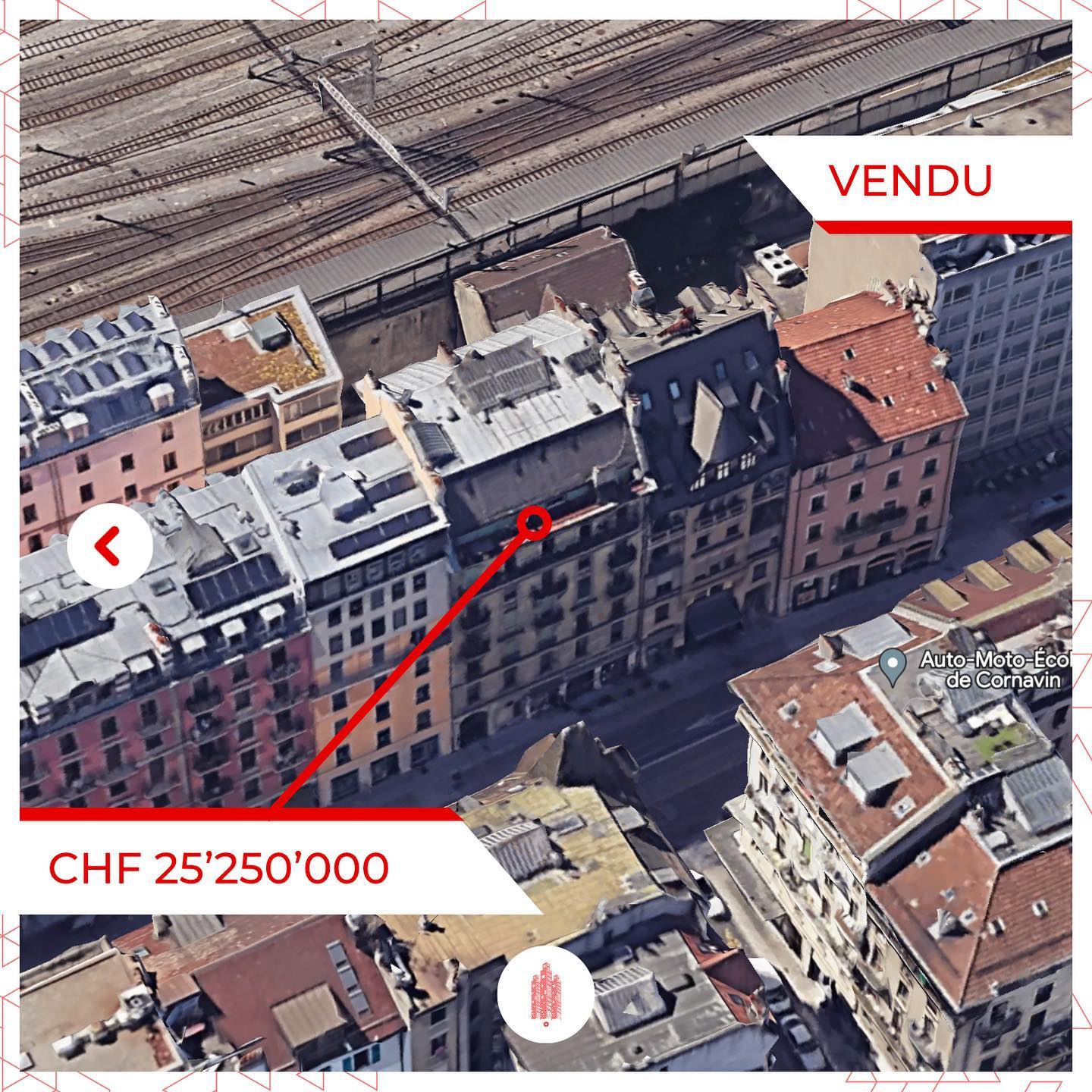 Acquisition majeure aux Pâquis: CHF 25.3M pour deux immeubles résidentiels