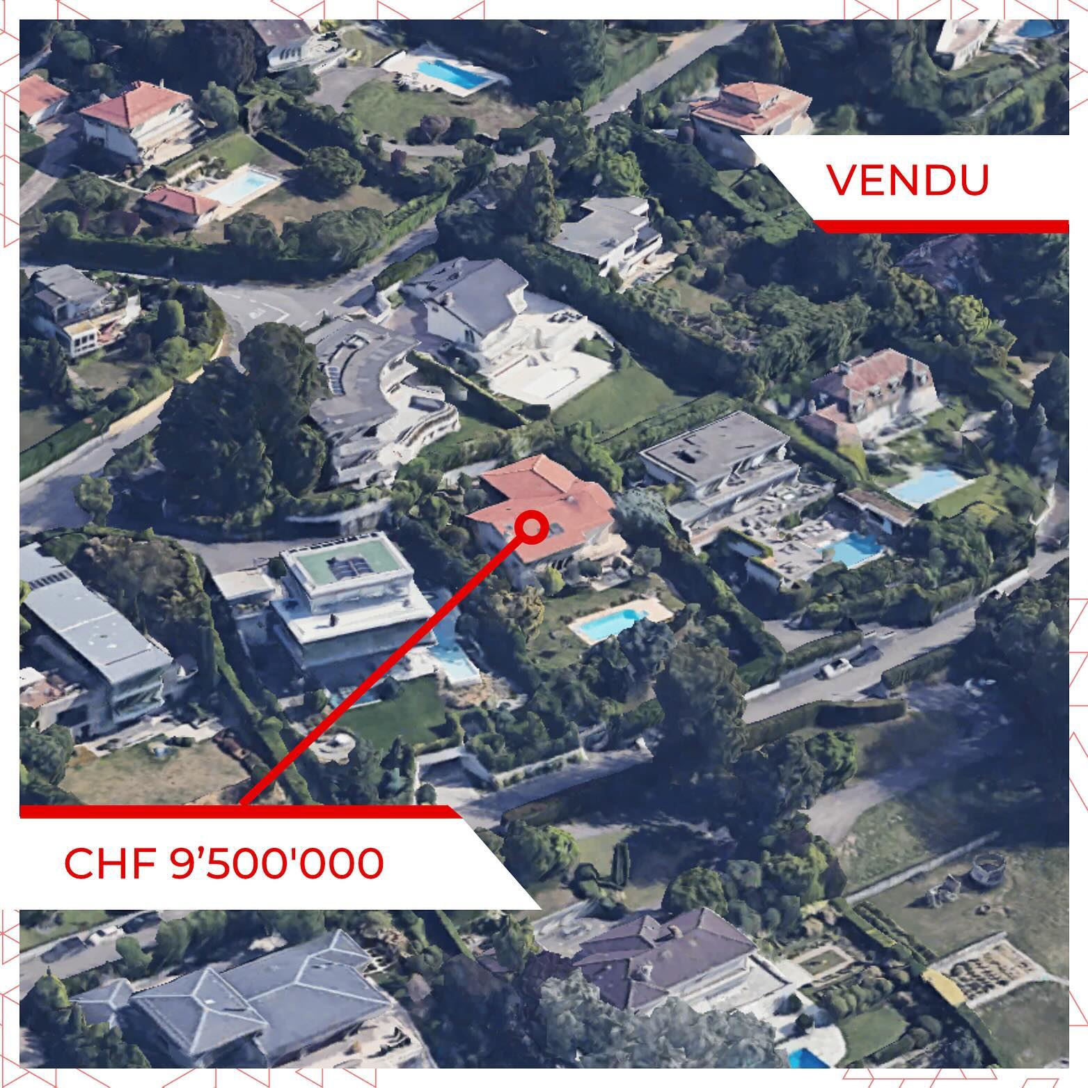 Villa à Cologny: transaction de CHF 9.5M sur le marché genevois