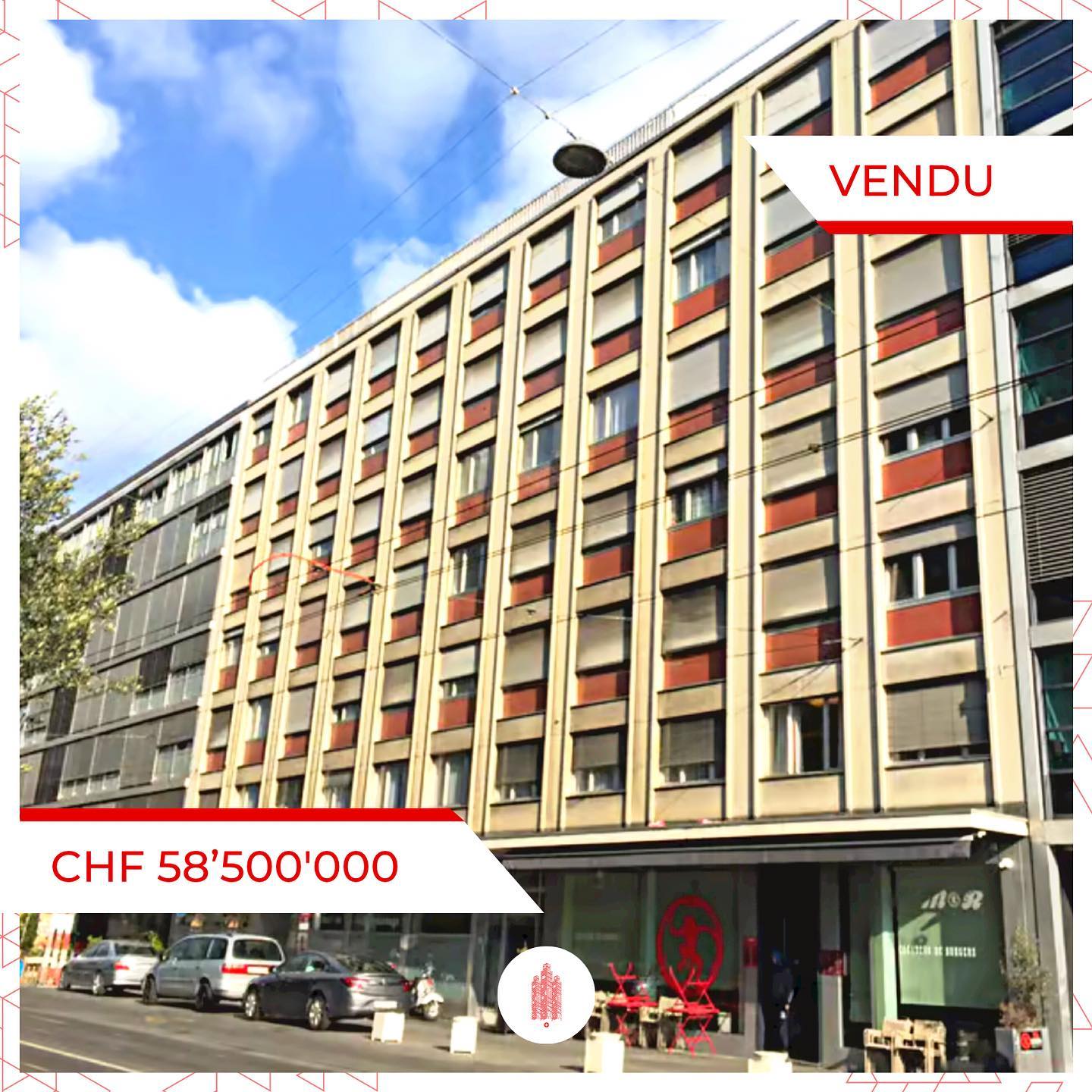 Transaction majeure à Genève: un immeuble rue du Stand vendu CHF 58.5M
