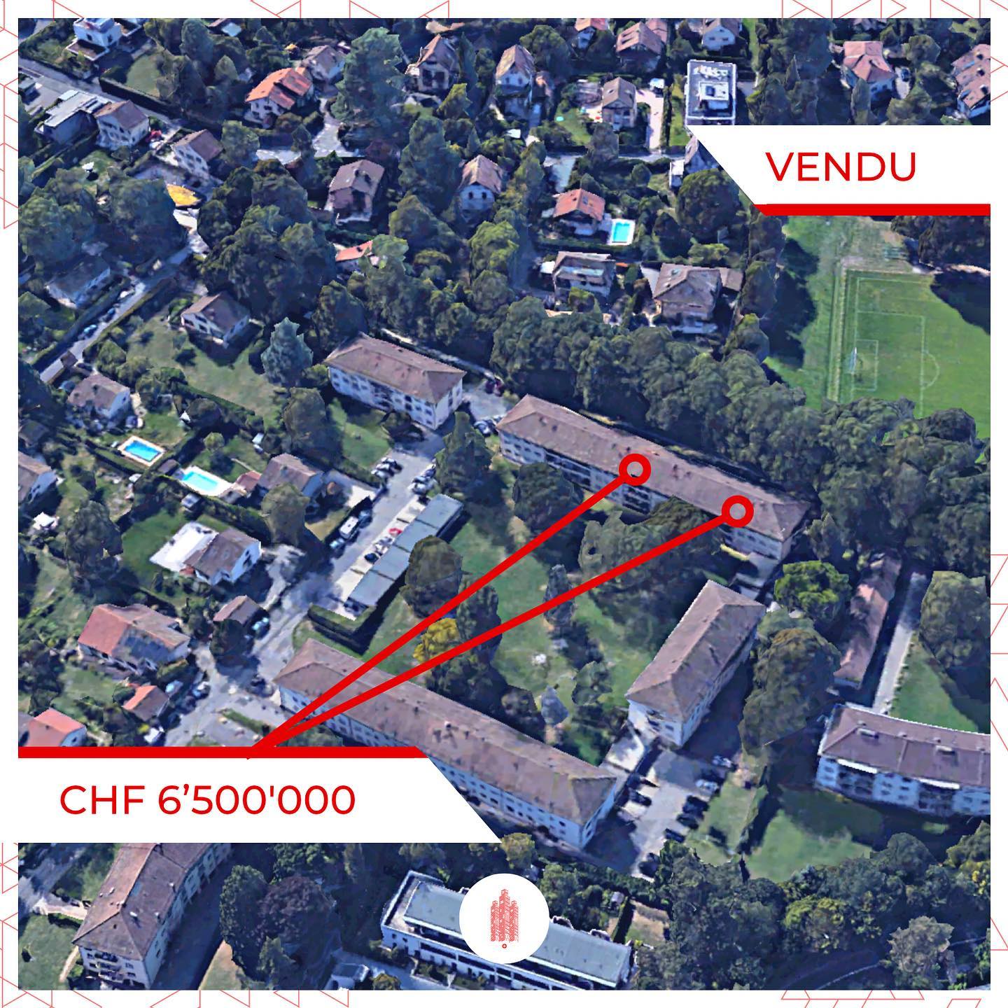 Acquisition de CHF 6.5M avenue Théodore-Vernes à Versoix