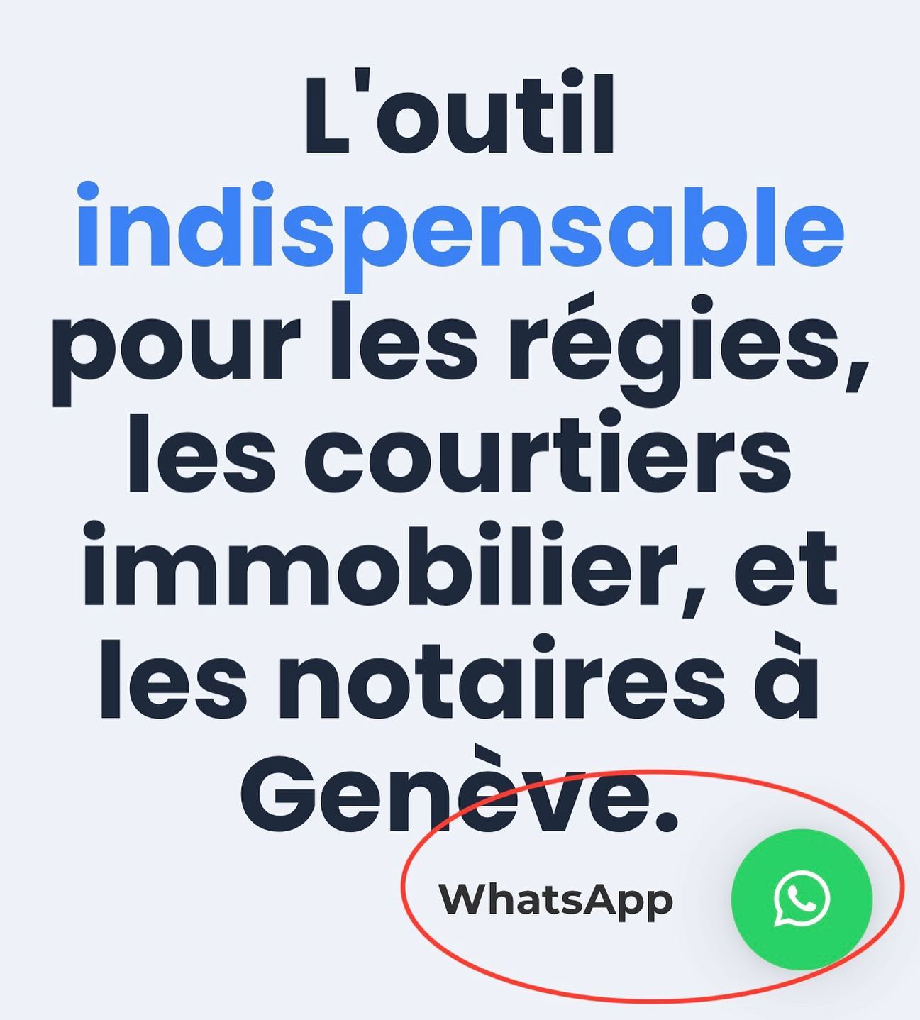 Lamap renforce son service client avec WhatsApp pour l'immobilier genevois