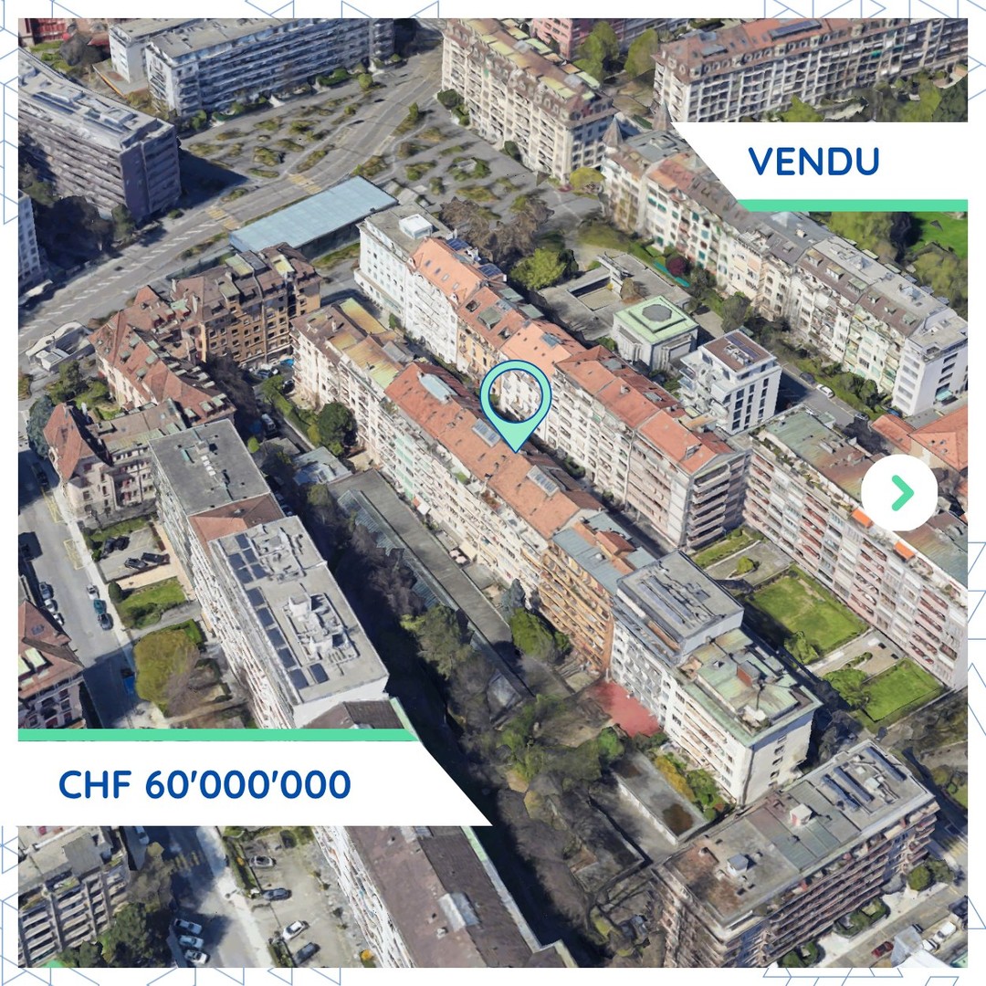 Genève-Plainpalais: acquisition d'un ensemble immobilier mixte pour CHF 60M par Realstone SA