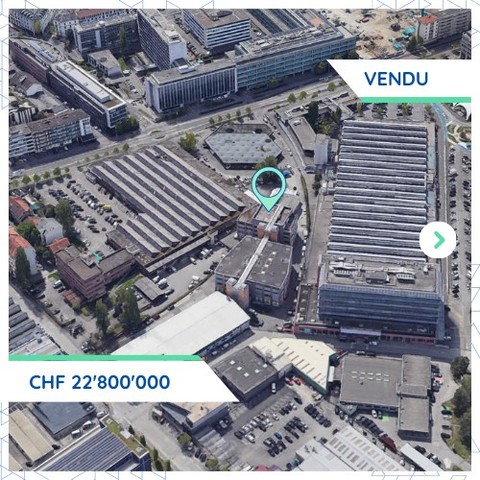 Transaction majeure de CHF 22.8M à Genève-Plainpalais