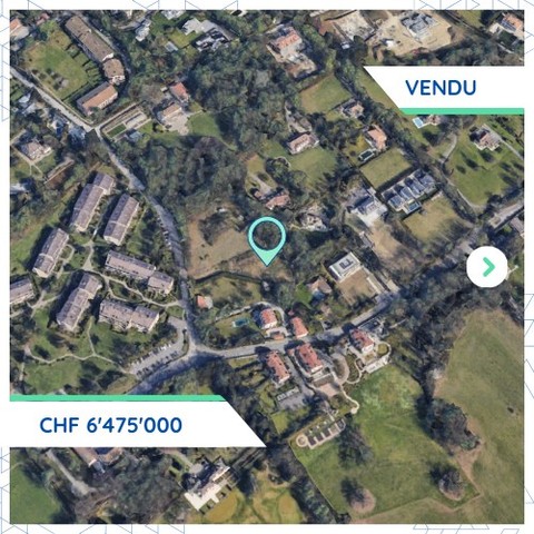 Transaction notable à Vandoeuvres: une maison individuelle vendue CHF 6.4M