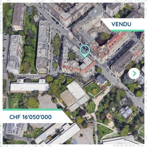 Transaction majeure à Genève: immeuble mixte vendu CHF 16M