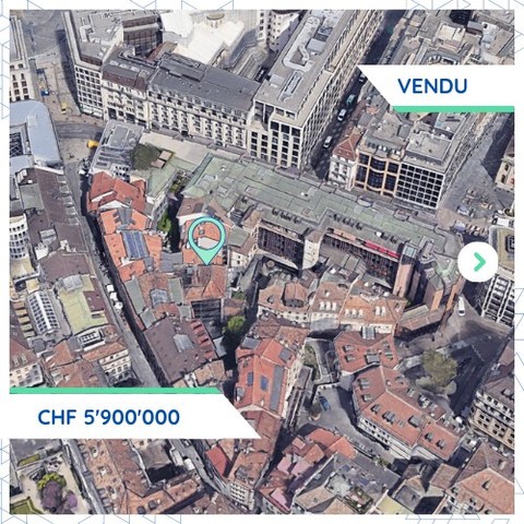 Acquisition d'un immeuble commercial à Genève-Cité pour CHF 5.9M