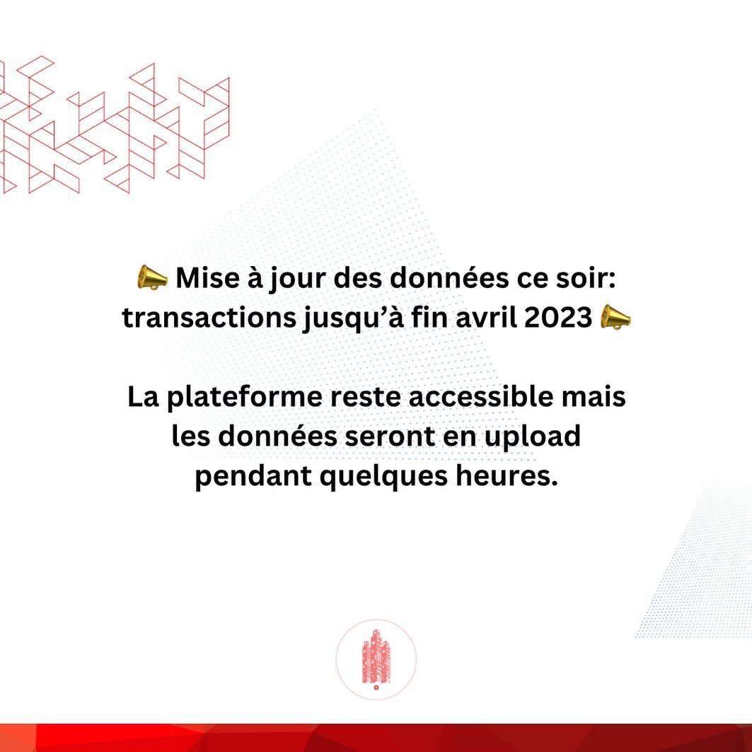 Mise à jour des données immobilières genevoises: nouvelle base jusqu'à fin avril 2023
