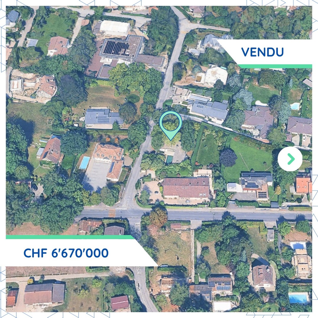 Cologny: une propriete residentielle a deux logements cedee pour CHF 6.67M