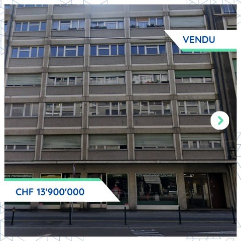 Transaction majeure à Genève: Realstone acquiert un immeuble pour CHF 13.9M