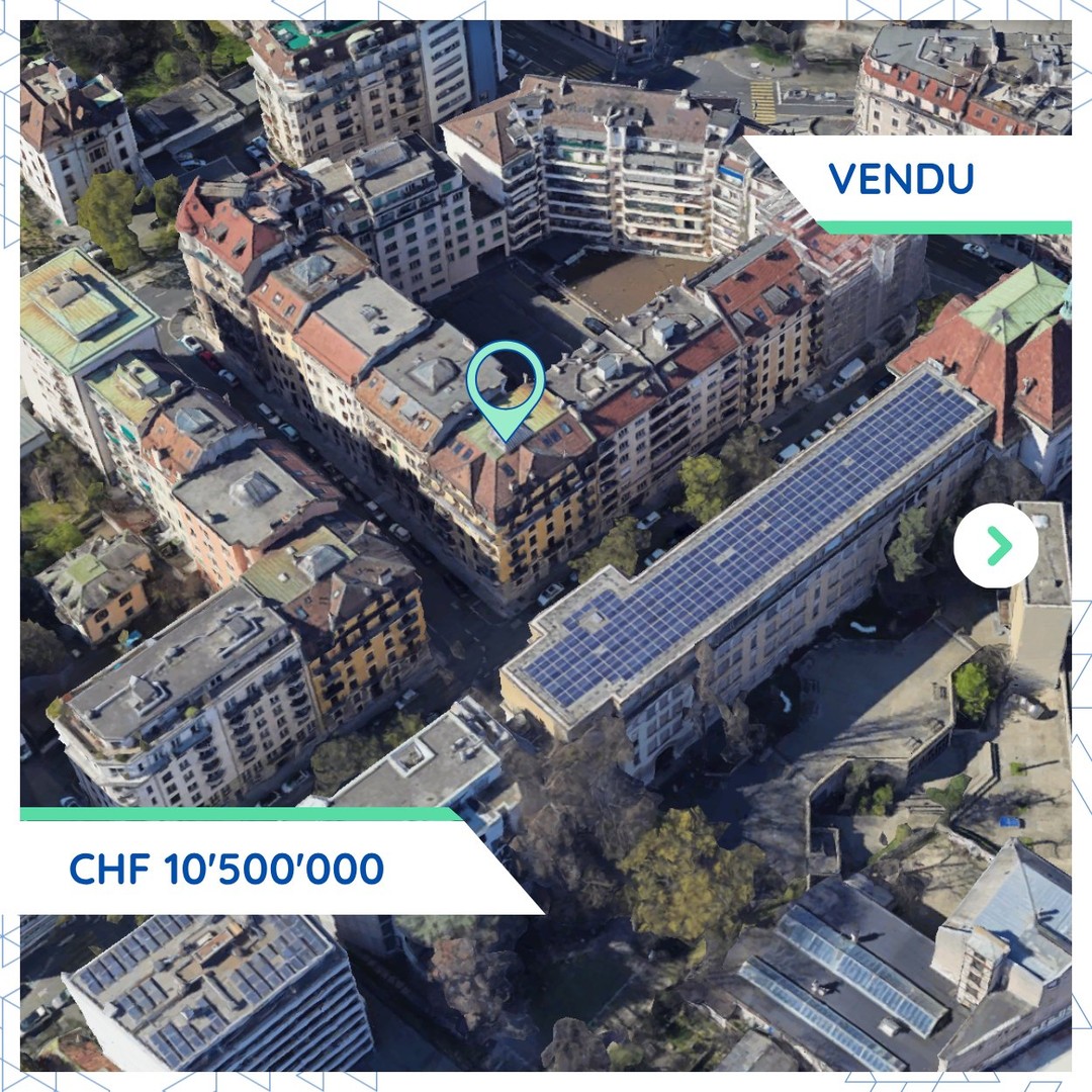 Genève-Cité: acquisition d'un immeuble résidentiel pour CHF 10.5M
