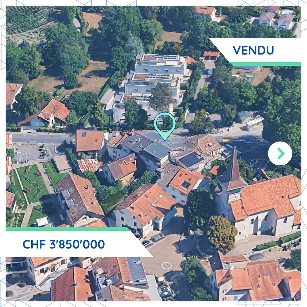 Vente commerciale a Veyrier: un ensemble immobilier mixte cede a CHF 3.85M