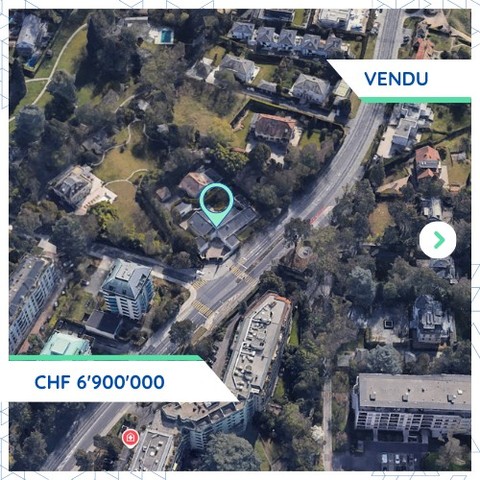Transaction majeure à Chêne-Bougeries: une propriété vendue CHF 6.9M