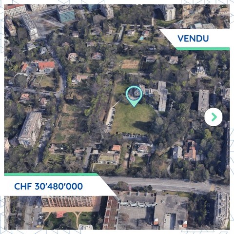 Acquisition foncière de CHF 30.5M par la Ville de Genève aux Eaux-Vives