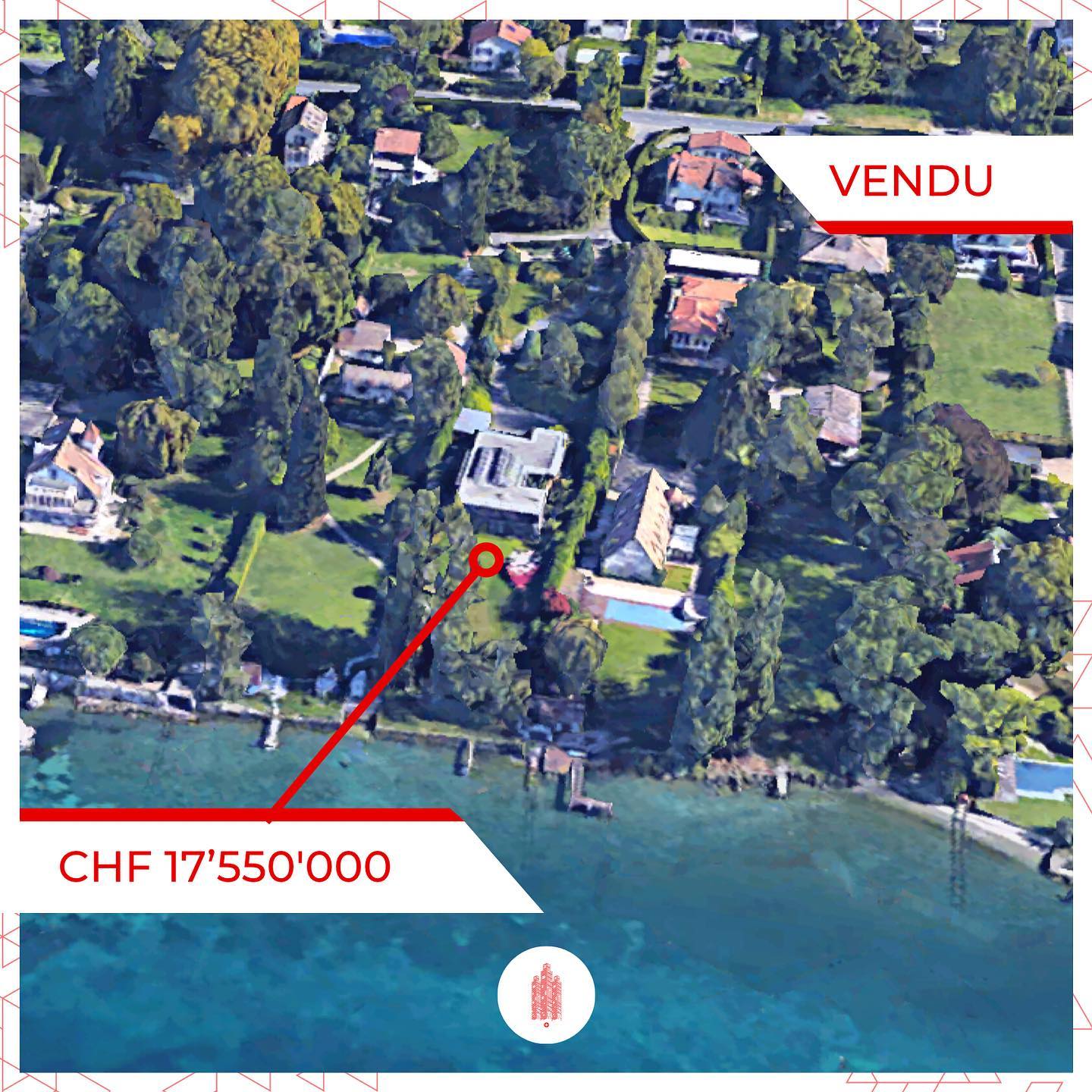 Transaction majeure à Anières: une villa vendue CHF 17.6M