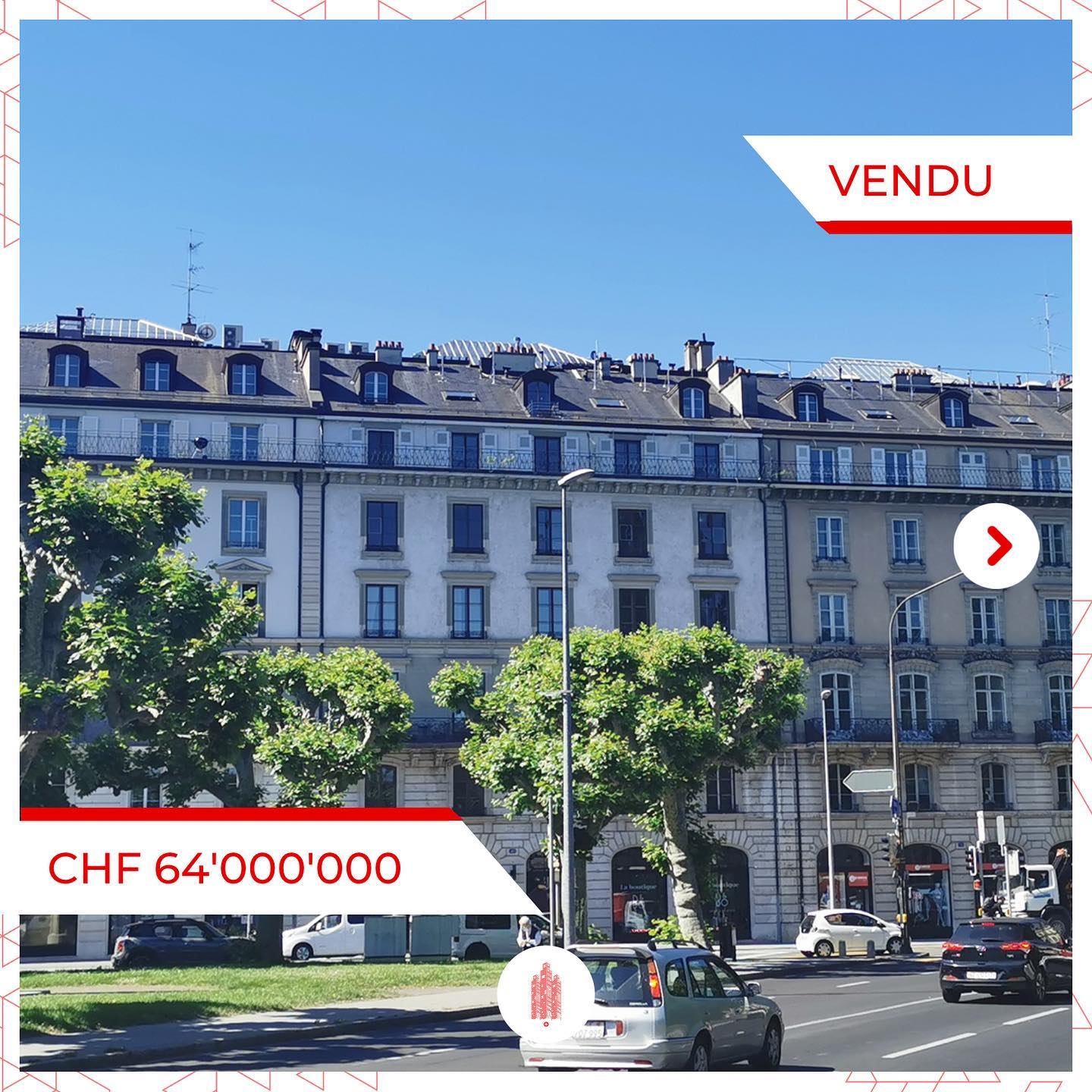 Generali Assurances acquiert un immeuble à Genève pour CHF 64M