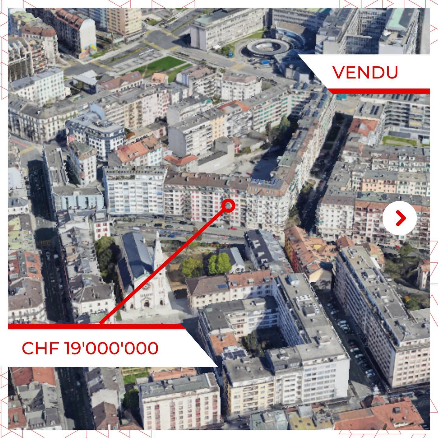 Acquisition notable à Plainpalais: un immeuble vendu CHF 19M